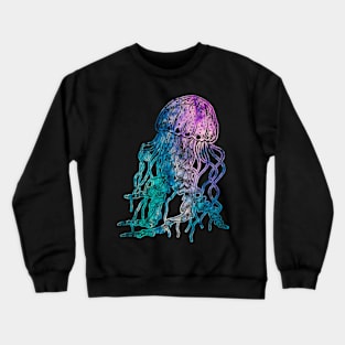 Colorful Jellyfish Crewneck Sweatshirt